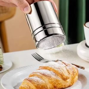 Premium Stainless Steel Flour Sifter & Powder Sugar Shaker