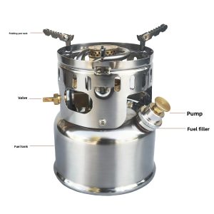 Professional Alcohol Stove & Gasification Burner for Camping & Coffee Brewing