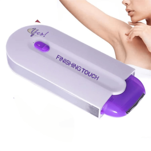 Professional female electric shaver, full body and facial, leg, bikini hair removal device, gentle for hand use.