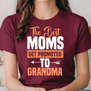 Promoted to Grandma Shirt Pregnancy Announcement Gift Tee
