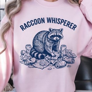 Raccoon Whisperer Shirt, Funny Raccoon Lover T-Shirt, Animal Humor Tee