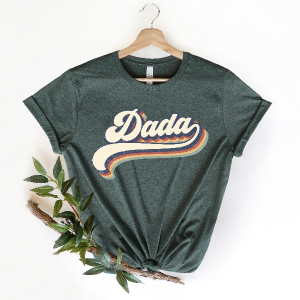 Retro Dada Shirt New Dad Shirt Dada Shirt Daddy Shirt,Father's Day Shirt Best Dad shirt Gift for Dad,New Dad Shirt,Grand