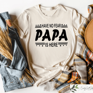 Retro Papa Shirt Fathers Day Gift Funny Papa Crewneck Trendy Dad Tee