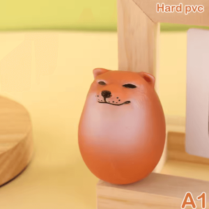 Shibako Dog Egg Creative Shiba Inu Realistic Egg Shape Desk Decor Dog & Egg Union Decorations For Home Offices Fun Gifts
