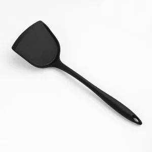 Silicone Cooking Spatula with Long Handle Non Stick Wok & Baking Tool