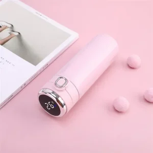 Smart Thermos Mug with LED Temperature Display Portable Stainless Steel Travel Insulated Coffee Cup