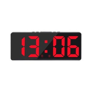 Smart Voice Controlled Mirror LED Digital Alarm Clock
