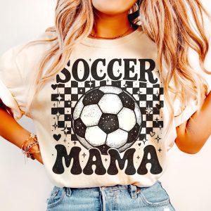Soccer Mama Shirt Retro Soccer Mom Graphic Tee Gift