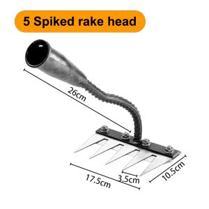 Soil Nail Rake Tool, Weeding Rake, Grasping, Raking, Farm Tool Artifact