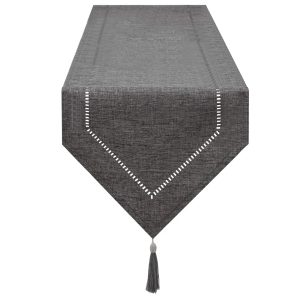Solid Color Linen Table Runner Decor