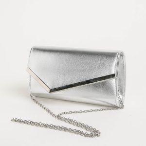 Sparkling Crystal Rope Evening Clutch Bag for Women Glitter Envelope Purse
