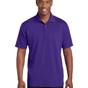 Sport-Tek ST640 Men's PosiCharge RacerMesh Polo - Purple - 4XL