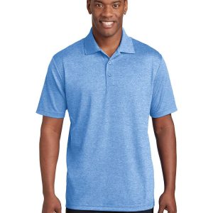 Sport-Tek ST640 Men's PosiCharge RacerMesh Polo - True Royal Heather - XS