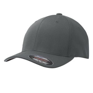 Sport-Tek STC33 Flexfit Grid Texture Cap - Graphite - L/XL