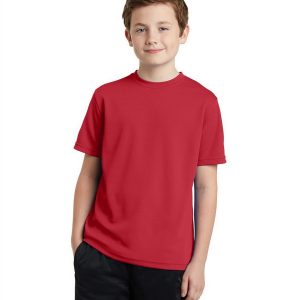 Sport-Tek YST340 Youth PosiCharge RacerMesh Tee - True Red - L