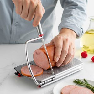 Stainless Steel Cheese Slicer with Scale for Butter and Ham