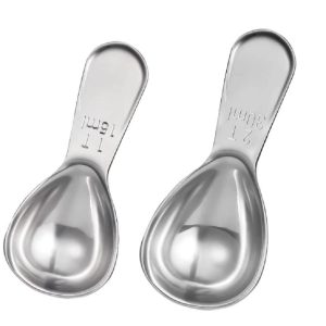 Stainless Steel Coffee Measuring Scoop Short Handle Spoons for Precise Coffee Measurements