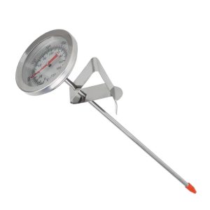 Stainless Steel Food Thermometer - 32-392°F Instant Read Probe for Cooking, Milk & Meat