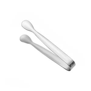 Stainless Steel Ice Tongs Burr Free Food Tongs for Sugar Cubes & Towels