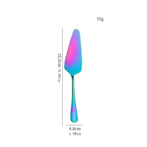 Stainless Steel Pie Server Cake Spatula and Pizza Cutter