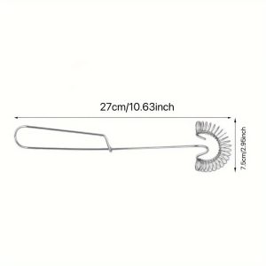 Stainless Steel Spring Coil Whisk and Milk Frother