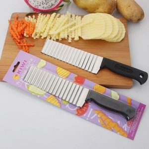 Stainless Steel Wavy Crinkle Slicer