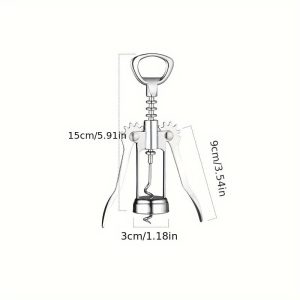 Stainless Steel Wing Style Wine Opener