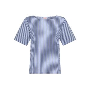 Sun68 - Shirt Righe Bianco/navy Blue S34213