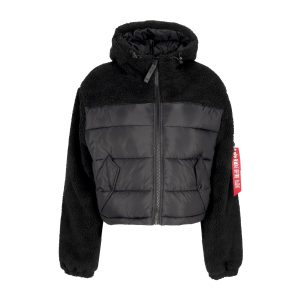 Teddy Puffer Black Women's Bear