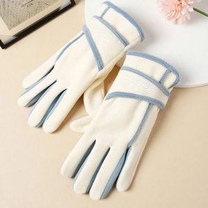 Thermal Velvet Insulated Windproof Riding Gloves