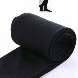 Thick Thermal Fleece Leggings, Women's Winter Hosiery, Full Foot Tights, Cold Weather Accessories
