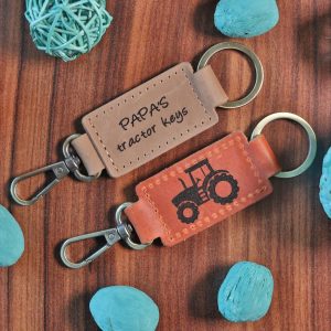 Tractor Keychain