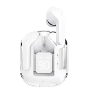 Transparent TWS Bluetooth Earbuds with LED Display Charging Case