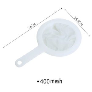 Ultra-Fine Nylon Mesh Strainer Spoon and Multipurpose Kitchen Sieve