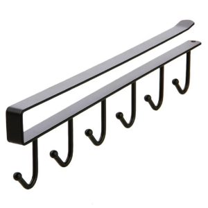 Under-Shelf Mug Holder Rack Kitchen Coffee Cup Storage Hooks