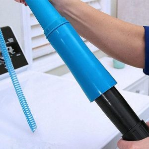 Universal Dryer Vent Cleaner Kit with Flexible Vacuum Hose Attachment and Lint Remover Brush