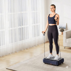 Vibration Plate for Lymphatic Drainage, Pain Relief, Sleep Help, Fat Burning & Weight Loss Exercise Machine
