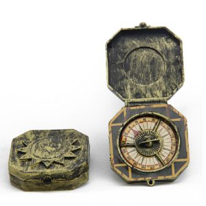 Vintage Pirate Compass Toy for Kids Cosplay Nautical Costume Prop Gift