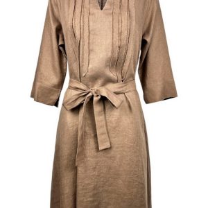 WHYCI Dresses Brown