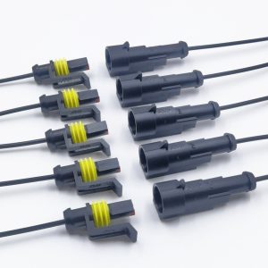 Waterproof Electrical Connectors 10Pcs Quick Connect Wire Terminals for Cars Boats RVs