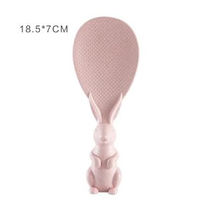 Wheat Straw Rabbit Rice Spoon and High-Performance Standing Non-Stick Shovel Architecture