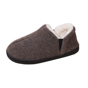 Winter Warm Slippers for Women, Fluffy Faux Fur House Shoes, Soft Cozy Couple Slippers, Indoor Home Comfort Footwear