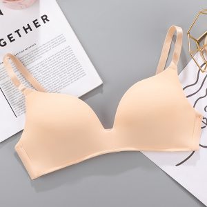 Women Seamless Bra, Sexy No Wire Push Up Underwear, Breathable Thin Bras, 10 Colors, Gathered for Girls, Female Bra