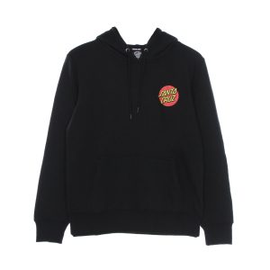 Women's Classic Dot Hood Sweatshirt Black