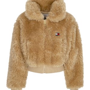 Women's Faux Shearling Jacket Gentle Gold