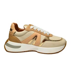 Women's Shoes Alexander Smith Hyde Woman-Ivory Cognac