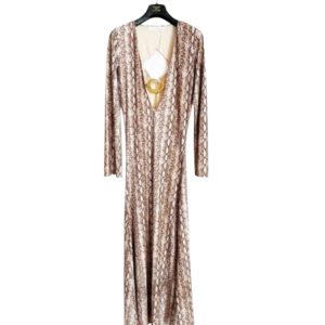 Women's V-neck python patch Trash And Luxury with application
