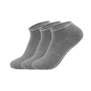 Womens Yoga Socks with Non-Slip Grips & Straps, Cotton Bandage Pilates Barre Dance Socks for Barefoot Workouts