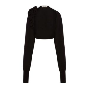 Women's knitwear Alberta Ferretti - mesh - black