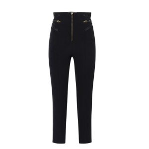 Women's trousers Elisabetta Franchi - pants - black